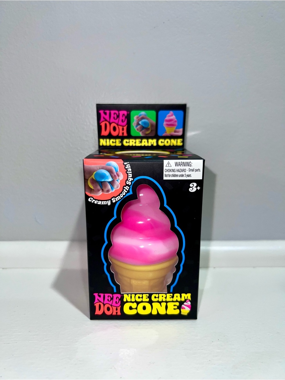 NeeDoh Pink Ice Cream Cone Toy